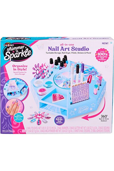 Make It Real مجموعة أدوات تزيين الأظافر الدوارة بزاوية 360 درجة من كرا-زي-آرت...