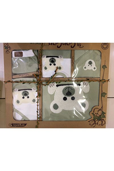 Concon Baby Organic Luxury Set Deer Suzi̇ne 10 Piece Baby Set Hospital Release