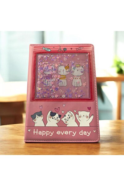 tüftürük Cat Patterned Watercolor Notebook A5 Size