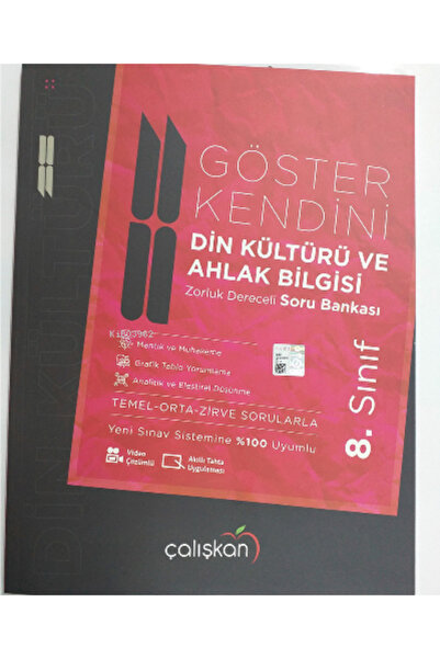 Çalışkan Yayınları 8. Snf. Göster Kendini Soru Bankası / Din Kültürü ve Ahlak...