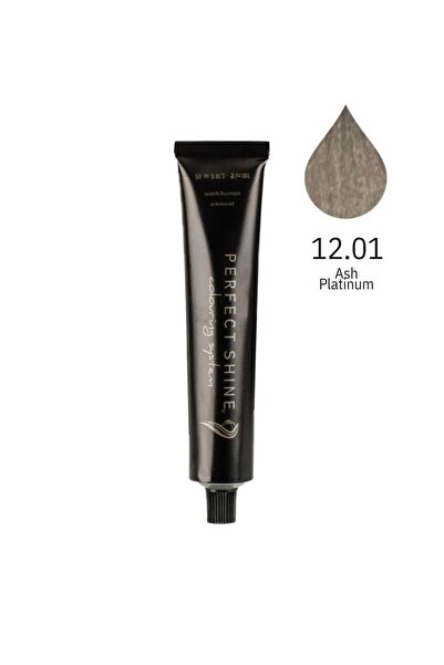 PERFECT SHINE Permanent Profesyonel Saç Boyası 100ml - Küllü Platin Ultra Açı...