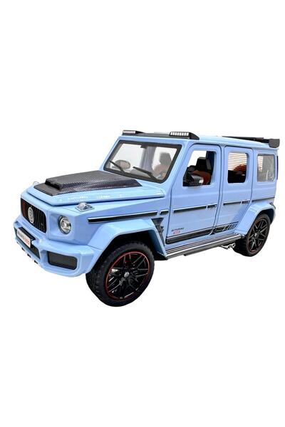 JPT Model turnat sub presiune Mercedes Clasa G Brabus AMG Albastru 1:24