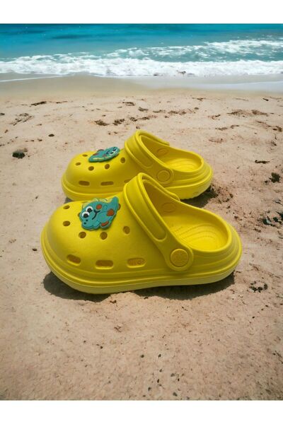 Moda1001 Papuci de copii pentru copii papuci de grădină, papuci de baie pe li...