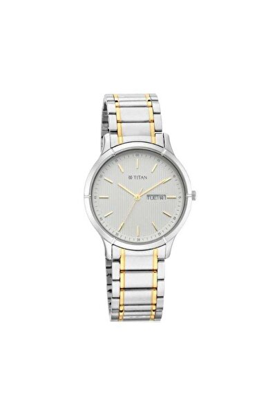 Titan Men’s Watch 1775BM02 – Bold Metal Case, Modern Textured Dial