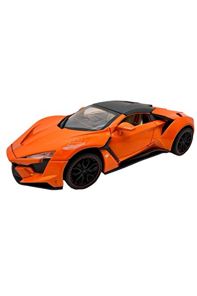 JPT Orange Lykan 1:24 Die-Cast Car with Lights & Sound
