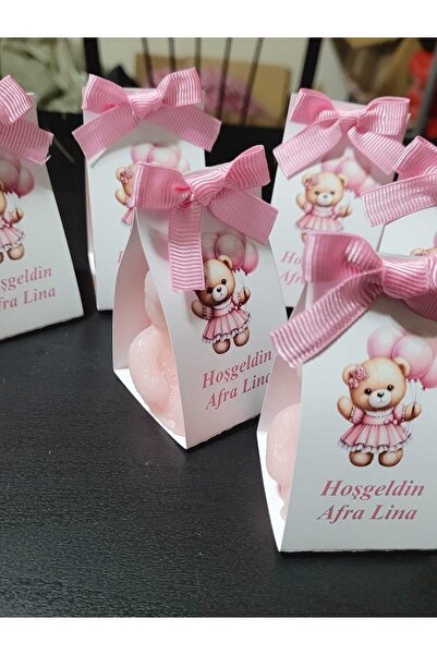 Beyaz inci tasarım DOĞUM GÜNÜ ŞEKİLLİ MUM 10 ADET