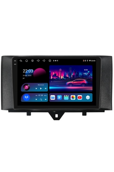 Piloton Navigație dedicată Smart ForFour (după 2011) - 9 inch, 4GB RAM, 64GB