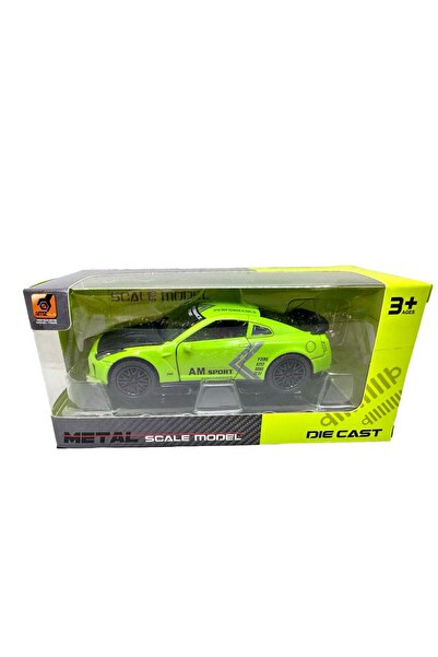 JPT Model miniatură Nissan GTR verde scară 1:43