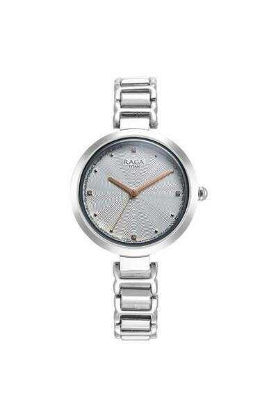 Titan Raga Memoirs Women's Watch 2752SM01 - Silver Dial, Silver-Tone Brass Strap