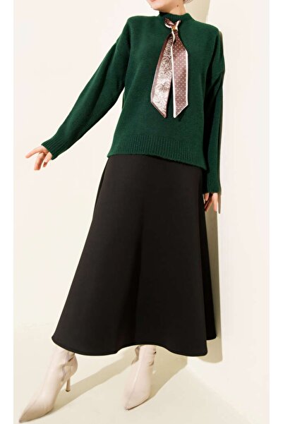 Vaniza Пуловер с мек шал в стандартен размер