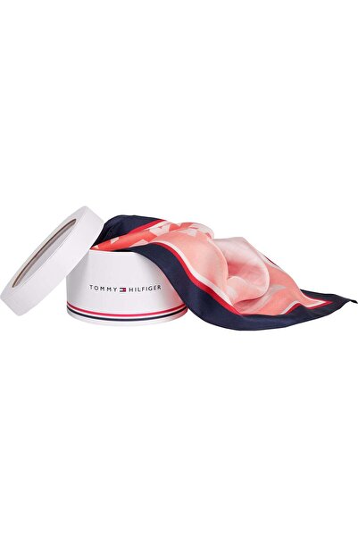 Tommy Hilfiger ICONIC POP SILK BAND Kadın Pembe Eşarp