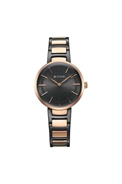 Titan Raga Analog Women's Watch 95183KM02 – Anthracite Dial, Rose Gold-Tone S...