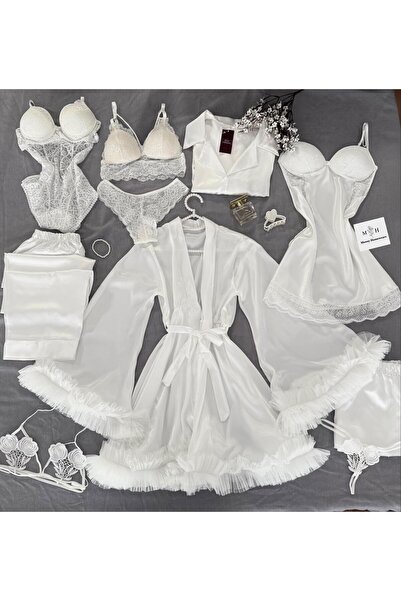 MH Moony Homewears Set de poșturi cu design special din 10 piese Chipsletten