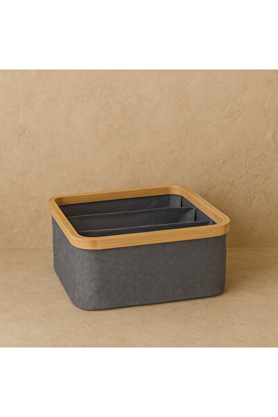 Evanev Arow Katlanır 3 Bölmeli Kare Organizer Gri