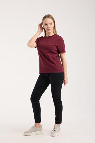 G-FOX Women's 100% Cotton Basic Crew Neck Short Sleeve Comfortable Fit Casual T-Shirt 6020