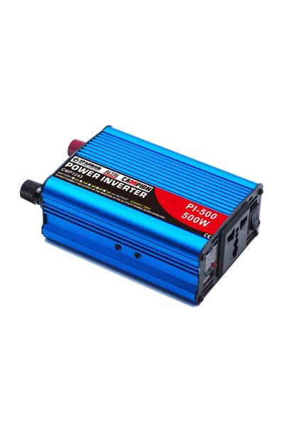 Campion Invertor de 500W de la 12V la 220V cu 2 prize CAMPION®