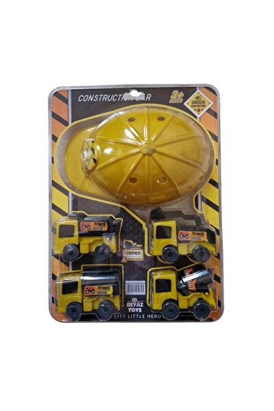 Cio Grup Sarı Tamir Kasklı Arabalı Set Oyuncak