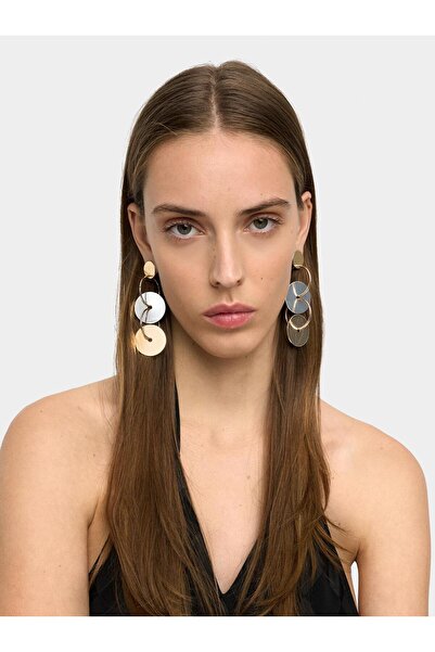 PARFOIS Uzun İki Renkli Küpe