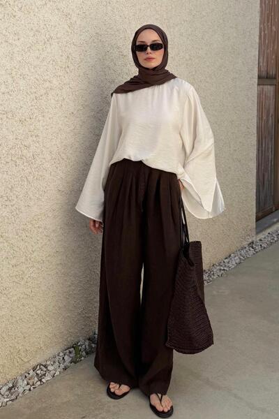 Moca Lily Blouse Ecru