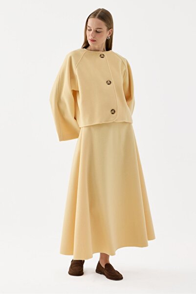 Moca Sasha Kaşe Takım Butter