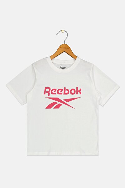 Reebok Kids Boy Sportswear Fit Short Sleeve Outdoor T-Shirt, White