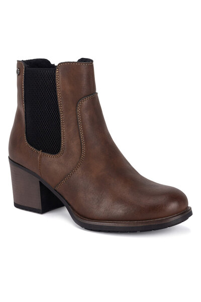 Clara Barson cizme de gleznă pentru femei maro