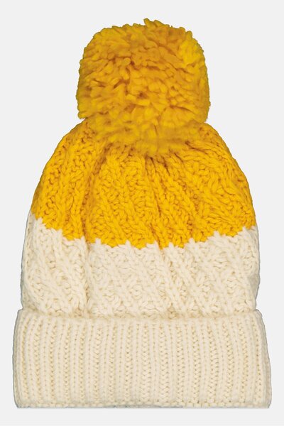 Cool Club Kids Girl Two Tone Textured Bennie Hat, Multicolor