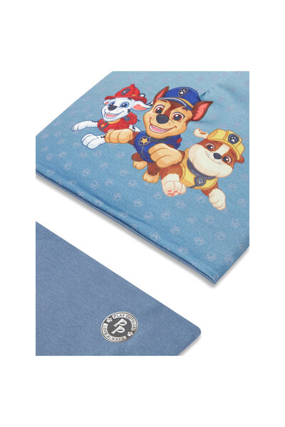 PAW PATROL Set căciulă și încălzitor de gât pentru băieți, albastru