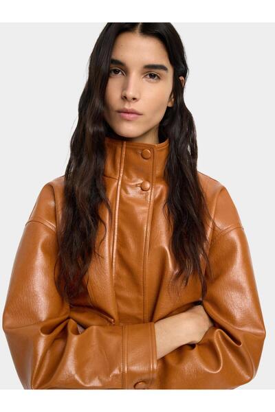 PARFOIS Cepli Deri Efektli Ceket