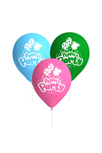 BEENsmile Set 8 baloane latex Peppa's Party 28 cm