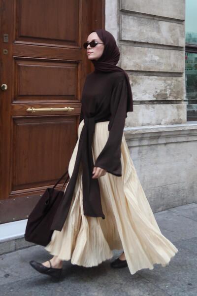 Moca Yulia Knitwear Sweater Bitter Brown