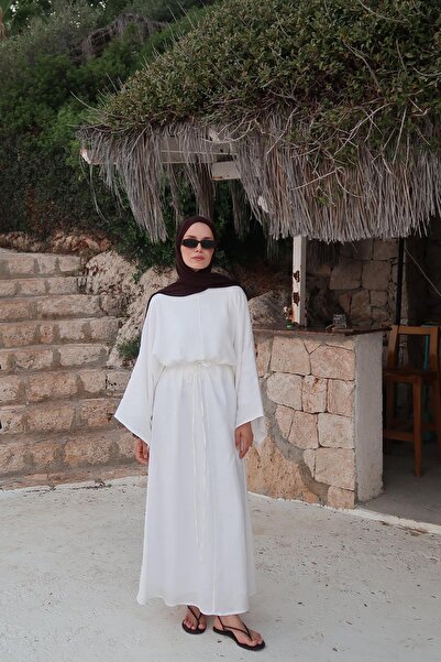 Moca Samar Dress White
