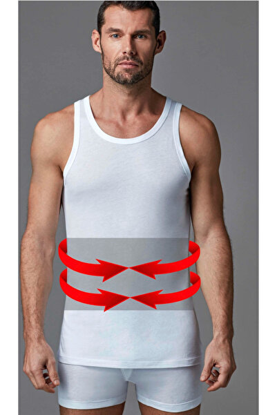 Dagi Men'S, White, 95% Cotton, 5% Elastane, 2-Pack Corset Undershirt