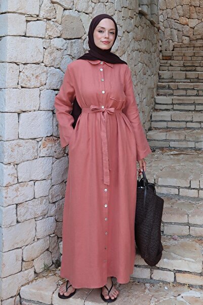 Moca فستان سندوس تيراكوتا