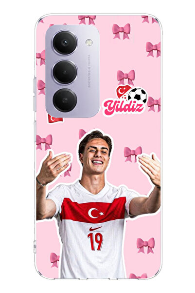 TechTree حافظة سيليكون مطبوع متوافقة مع هاتف Redmi 15 4G بتصميم شريط كينان ستار