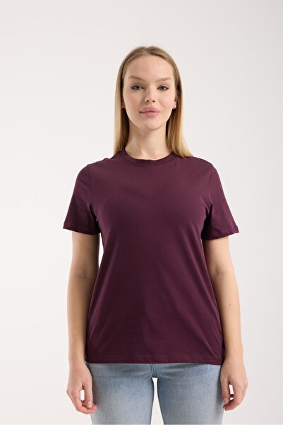 G-FOX Women's Basic Crew Neck Short Sleeve 100% Cotton Comfortable Fit Casual Sports Stylish T-Shirt 6021