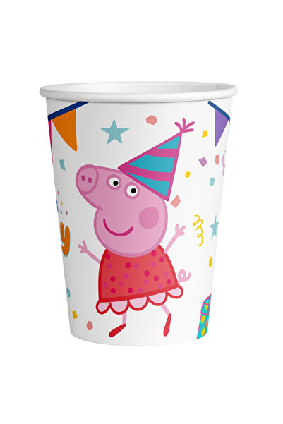BEENsmile Set 8 pahare Peppa's Party 250 ml