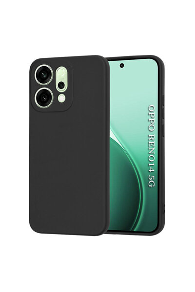 Techsuit Husă din silicon Oppo Reno14 SoftFlex, neagră