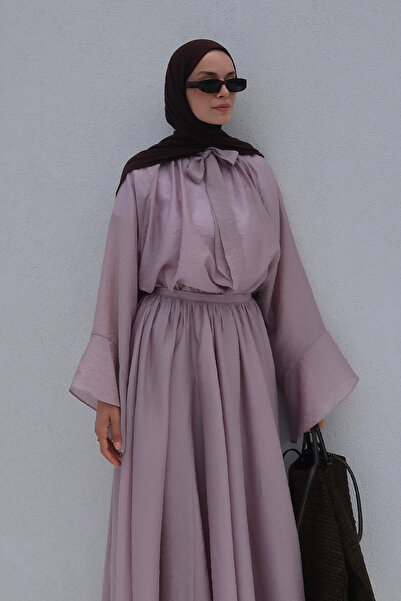 Moca بلوزة فيروز أرجوانية