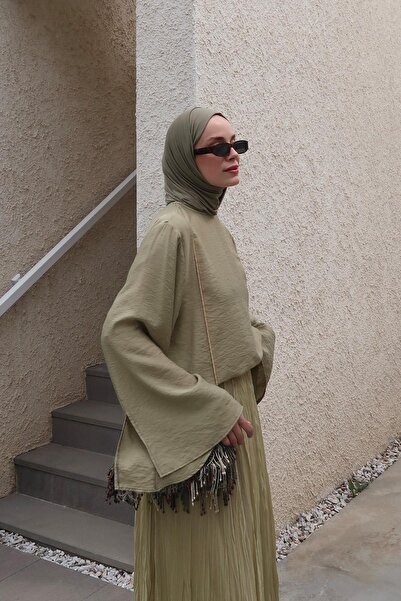 Moca Lily Blouse Olive