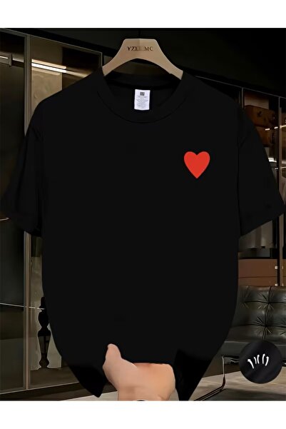 LELVANİ Μπλουζάκι Unisex με σχέδιο καρδιάς