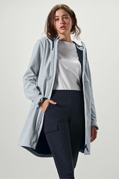 Tchibo Women Plain Softshell Jacket, Ligth Grey