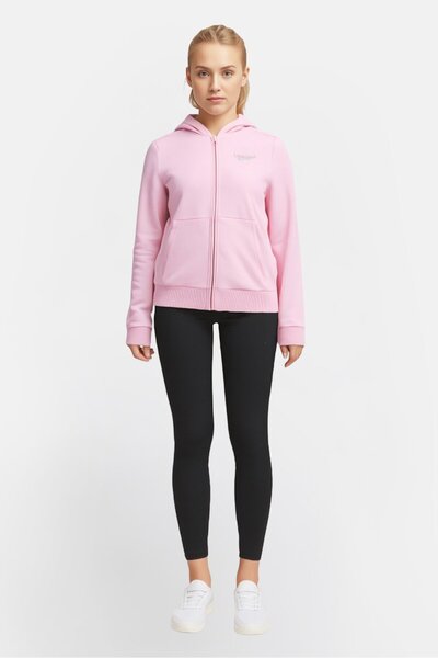 Reebok Women Plus Size Long Sleeve Outdoor Sweatshirt, Pink