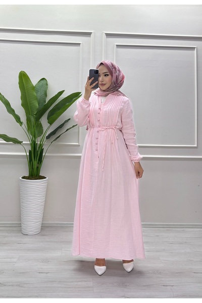 moda acar MÜSLİN KUMAŞ ELBİSE