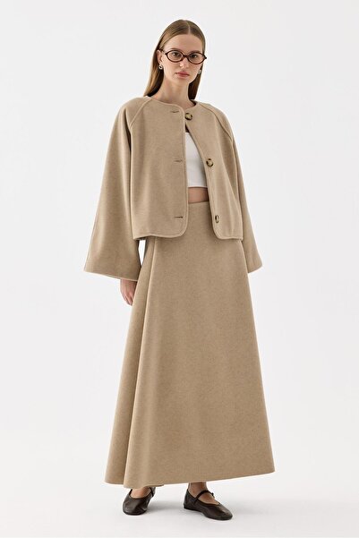 Moca Sasha Kaşe Set Beige