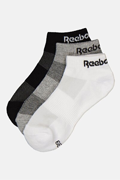 Reebok Women 3 Pairs Brand Logo Low Cut Socks, Multicolor