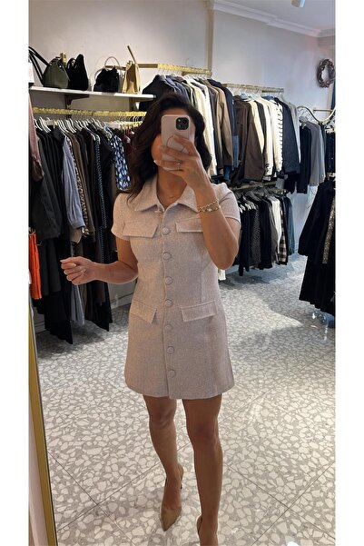 MU&ME BOUTİQUE ELBİSE MİNİ TÜVİT