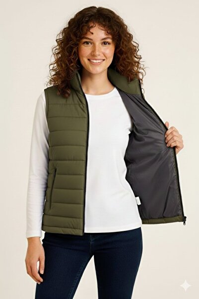 İNDİRİM MODAM Kadın Trend Şişme Kapitone Yelek – Hafif, Rahat ve Günlük Kulla...