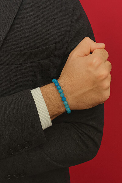 GiftPack سوار من الخرز الحجري الطبيعي المصنوع يدويًا