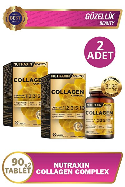 Nutraxin Collagen Complex Tip 1-2-3-5-10 3120 mg 90 Tablet 2 Adet